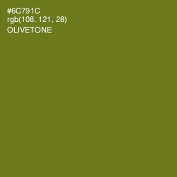 #6C791C - Olivetone Color Image