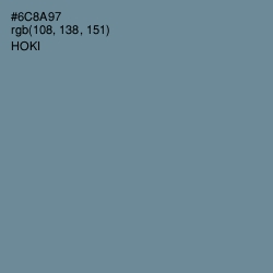 #6C8A97 - Hoki Color Image