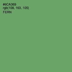 #6CA369 - Fern Color Image