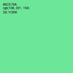 #6CE79A - De York Color Image