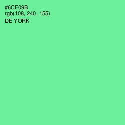 #6CF09B - De York Color Image