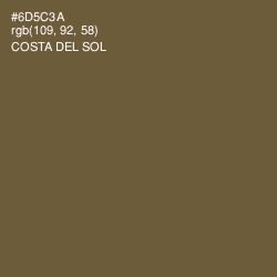 #6D5C3A - Costa Del Sol Color Image