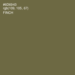 #6D6943 - Finch Color Image