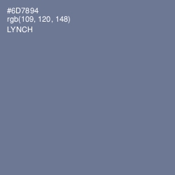 #6D7894 - Lynch Color Image