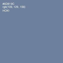 #6D819C - Hoki Color Image