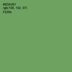 #6DA261 - Fern Color Image