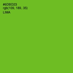 #6DBD23 - Lima Color Image