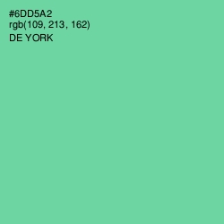 #6DD5A2 - De York Color Image