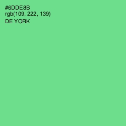 #6DDE8B - De York Color Image
