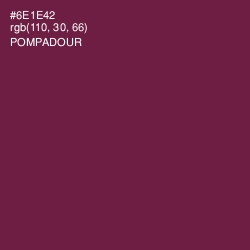 #6E1E42 - Pompadour Color Image