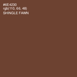#6E4230 - Shingle Fawn Color Image