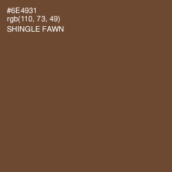 #6E4931 - Shingle Fawn Color Image