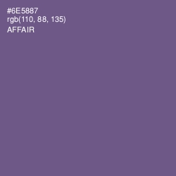 #6E5887 - Affair Color Image