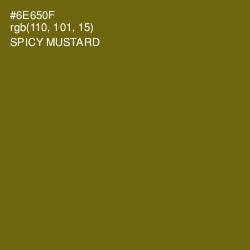 #6E650F - Spicy Mustard Color Image