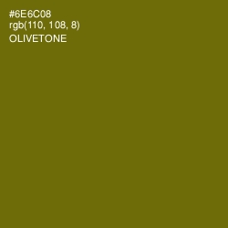 #6E6C08 - Olivetone Color Image