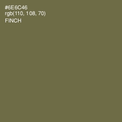 #6E6C46 - Finch Color Image