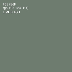 #6E7B6F - Limed Ash Color Image
