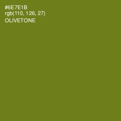#6E7E1B - Olivetone Color Image