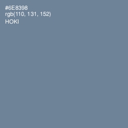 #6E8398 - Hoki Color Image