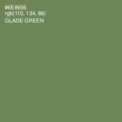 #6E8656 - Glade Green Color Image