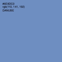 #6E8DC0 - Danube Color Image