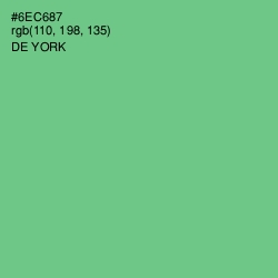 #6EC687 - De York Color Image
