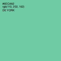 #6ECAA2 - De York Color Image