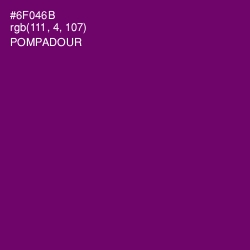 #6F046B - Pompadour Color Image
