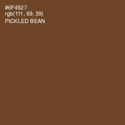#6F4527 - Pickled Bean Color Image