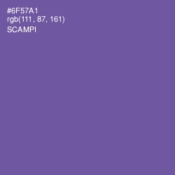 #6F57A1 - Scampi Color Image
