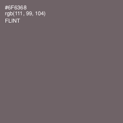 #6F6368 - Flint Color Image