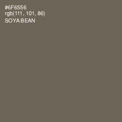 #6F6556 - Soya Bean Color Image