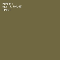 #6F6841 - Finch Color Image
