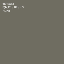 #6F6C61 - Flint Color Image