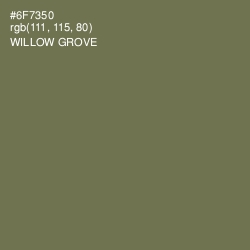 #6F7350 - Willow Grove Color Image