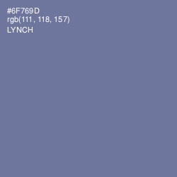 #6F769D - Lynch Color Image