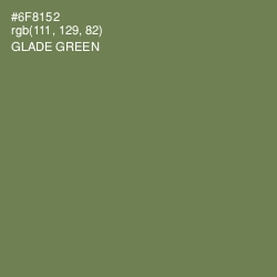 #6F8152 - Glade Green Color Image