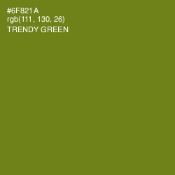 #6F821A - Trendy Green Color Image
