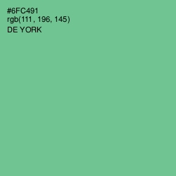 #6FC491 - De York Color Image