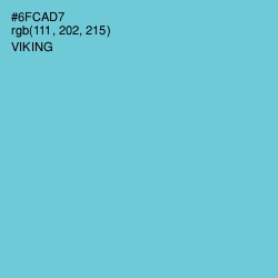 #6FCAD7 - Viking Color Image