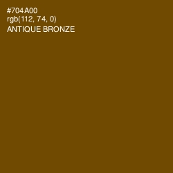 #704A00 - Antique Bronze Color Image