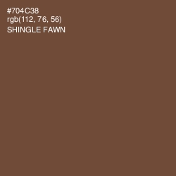 #704C38 - Shingle Fawn Color Image