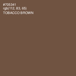 #705341 - Tobacco Brown Color Image