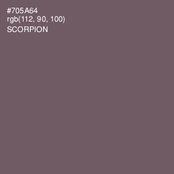 #705A64 - Scorpion Color Image