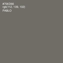 #706D66 - Pablo Color Image