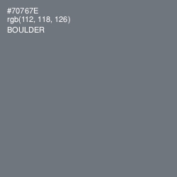 #70767E - Boulder Color Image