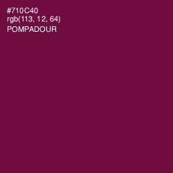 #710C40 - Pompadour Color Image