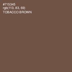 #715345 - Tobacco Brown Color Image