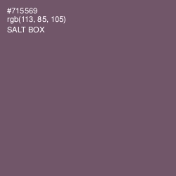 #715569 - Salt Box Color Image