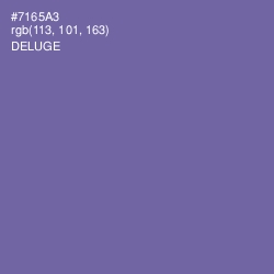#7165A3 - Deluge Color Image